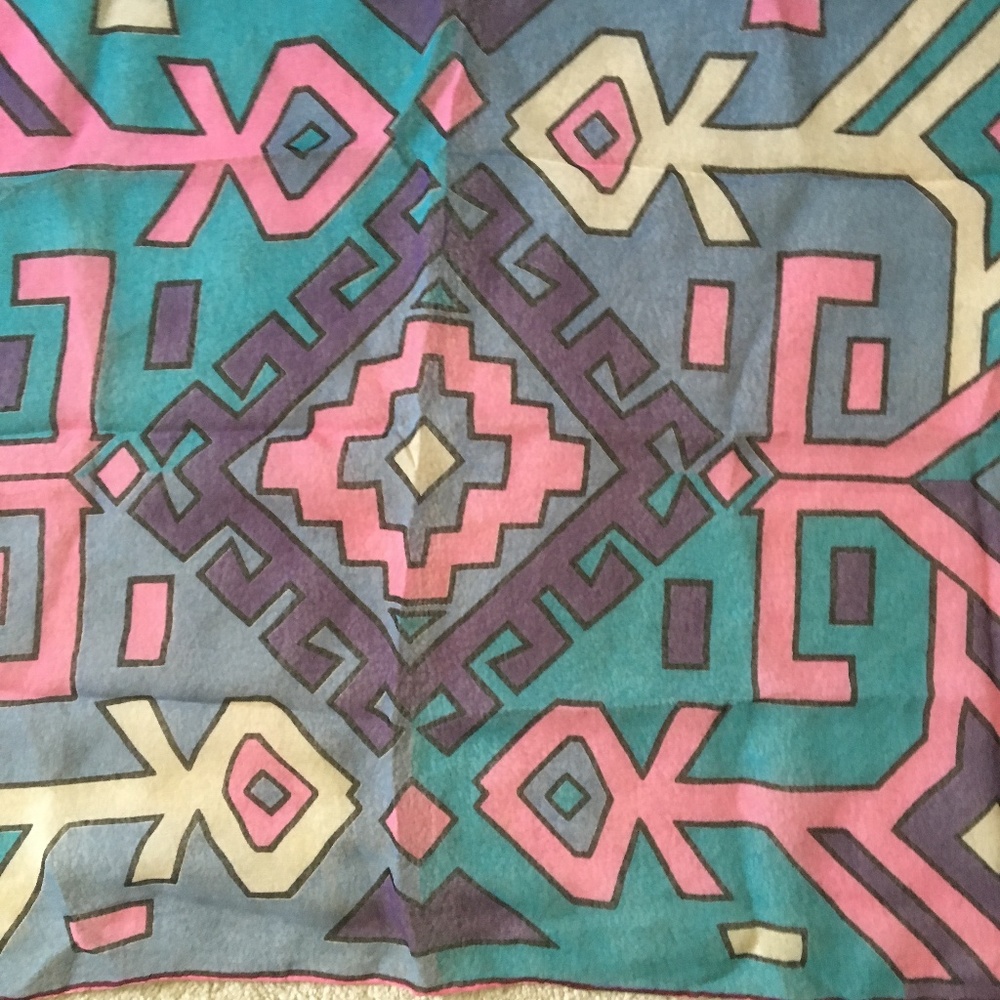 STEAL! FINAL PRICE! Echo 100% Silk Scarf Like New